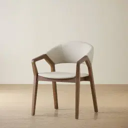Athens Glacier Grey Vegan Leather Dining Chair - Smoky Ash Legs