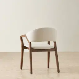 Athens Glacier Grey Vegan Leather Dining Chair - Smoky Ash Legs