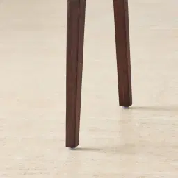 Athens Glacier Grey Vegan Leather Dining Chair - Ebony Brown Ash Legs