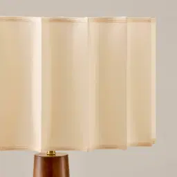 Margo Cocoa Brown Wooden Floor Lamp