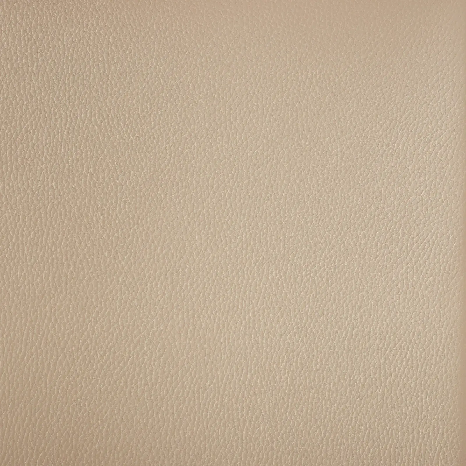 Trinity Almond Cream Leather Ottoman