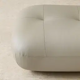 Trinity Milk Coffee Leather Ottoman