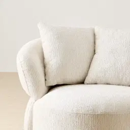 Borcea Fusion Grey Fabric Swivel Occasional Chair