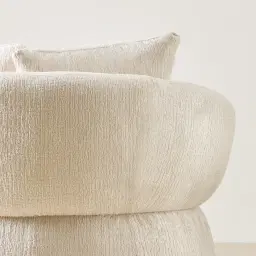 Borcea Fusion Grey Fabric Swivel Occasional Chair