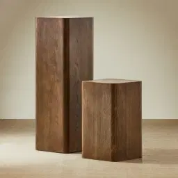 Trento Amber Brown Ash Veneer Medium Plinth