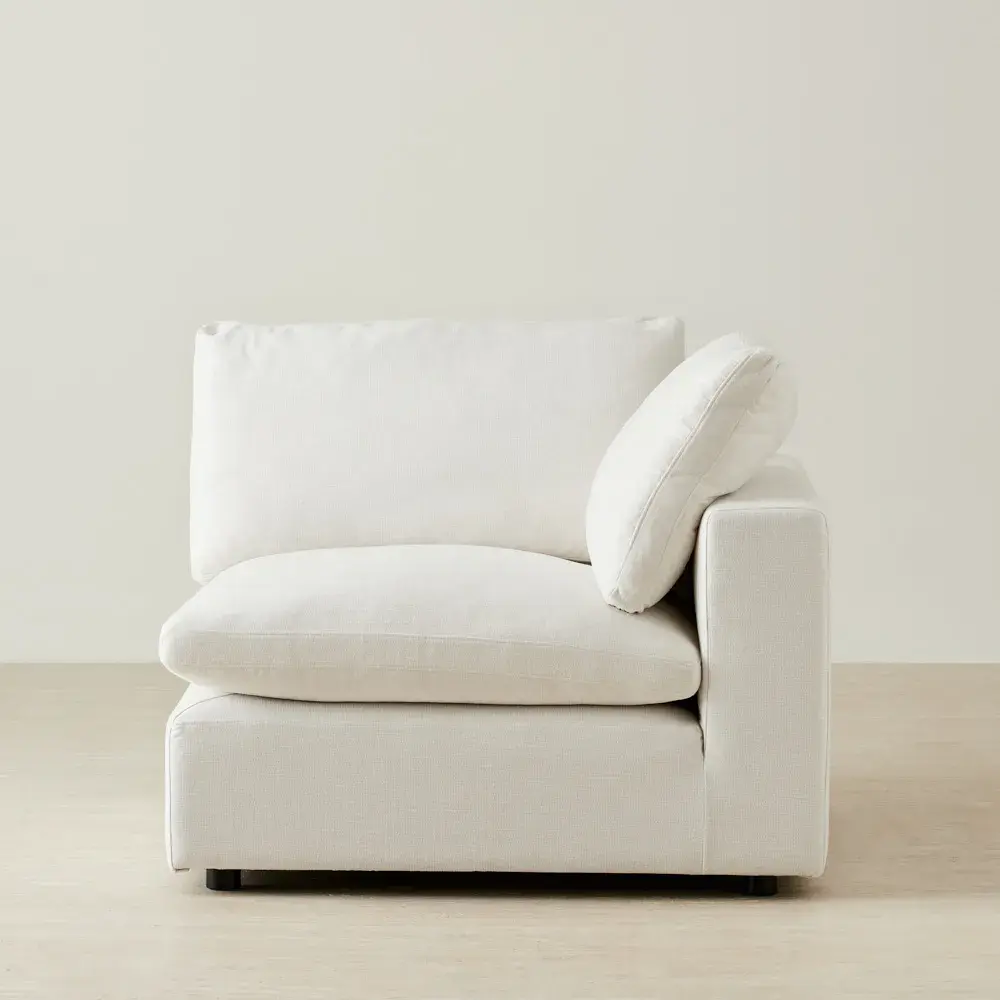 Elora II Arctic White Modular Sofa - Right Arm