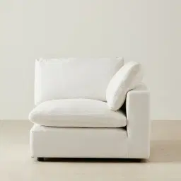 Elora II Arctic White Modular Sofa - Right Arm