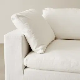 Elora II Arctic White Modular Sofa - Left Arm