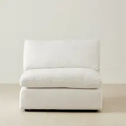 Elora II Arctic White Modular Sofa - Armless