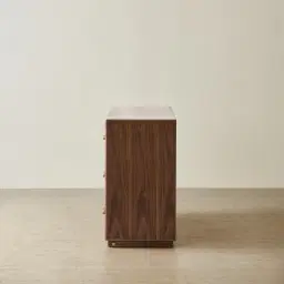 Costanza Mocha Walnut Brown Wooden Dresser