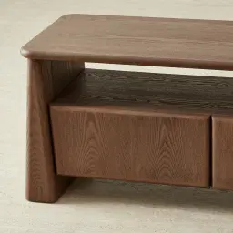 Dunstan Amber Brown Veneer Entertainment Unit