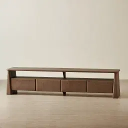 Dunstan Amber Brown Veneer Entertainment Unit