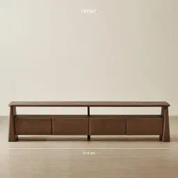 Dunstan Amber Brown Veneer Entertainment Unit