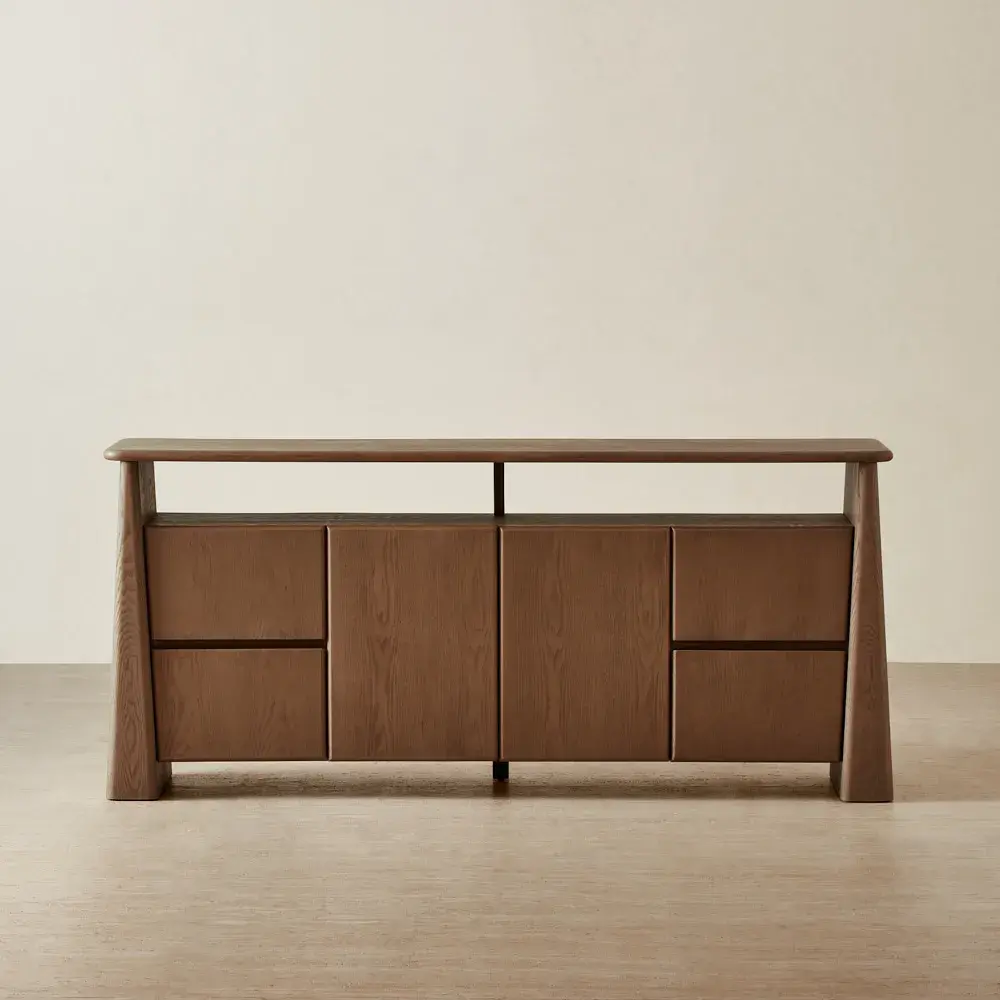 Dunstan Amber Brown Veneer Sideboard