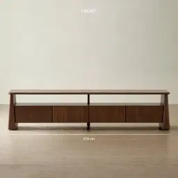 Dunstan Smoky Walnut Veneer Entertainment Unit