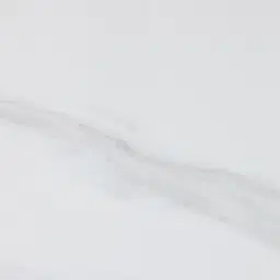 Archie Cream Wooden Oval Bedside Table with White Sintered Stone Top