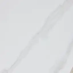 Archie Cream Wooden Study Desk with White Sintered Stone Top