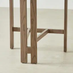 Desmond Dove Grey Fabric Counter Stool - Medium Brown Ash Legs