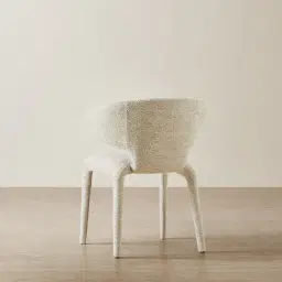 Debra Dusty Beige Fabric Dining Chair