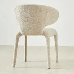 Debra Dusty Beige Fabric Dining Chair