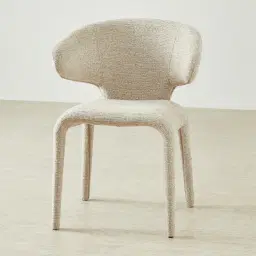 Debra Dusty Beige Fabric Dining Chair