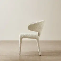 Debra Dusty Beige Fabric Dining Chair