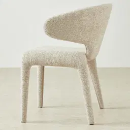 Debra Dusty Beige Fabric Dining Chair