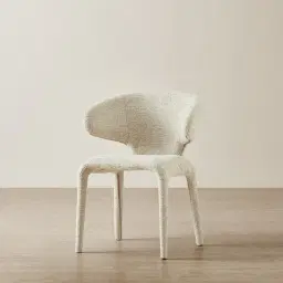 Debra Dusty Beige Fabric Dining Chair