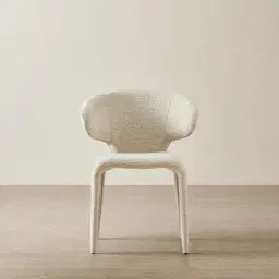 Debra Dusty Beige Fabric Dining Chair