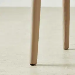 Debra Sand Beige Vegan Leather Dining Chair