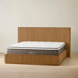 San Pierre Light Brown Ash Veneer Queen Bed