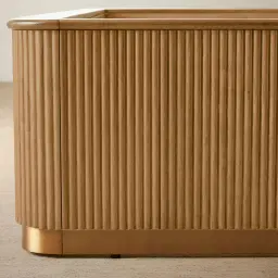 San Pierre Light Brown Ash Veneer Queen Bed