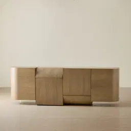 Jamil Ash Oak Veneer Sideboard