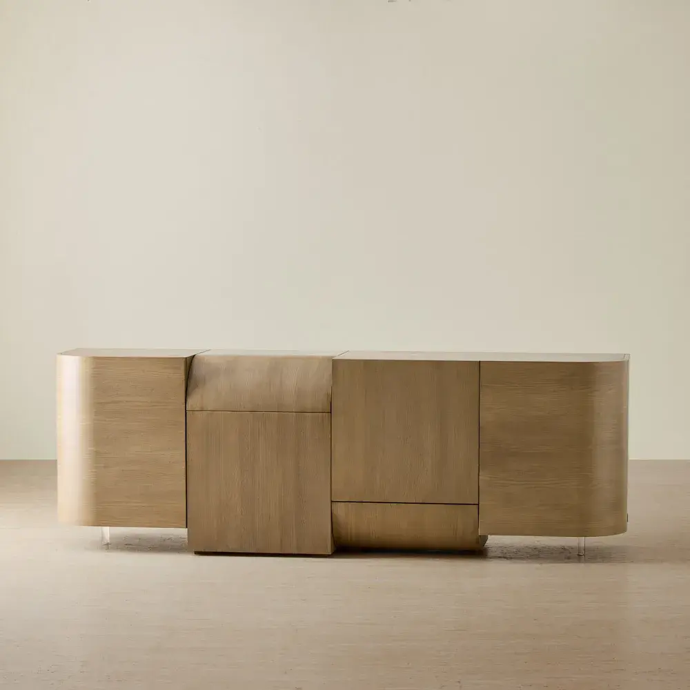 Jamil Ash Oak Veneer Sideboard