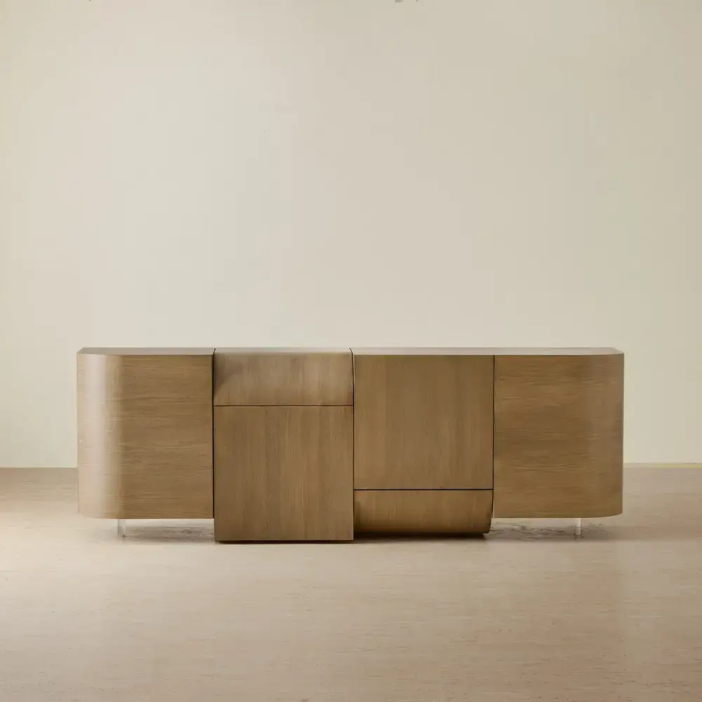 Jamil Ash Oak Veneer Sideboard
