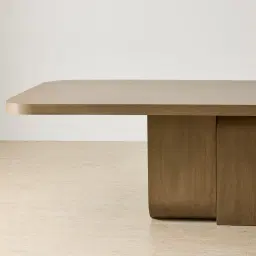 Jamil Ash Oak Veneer Dining Table