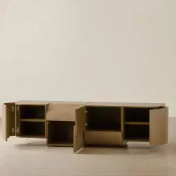 Jamil Ash Oak Veneer Entertainment Unit