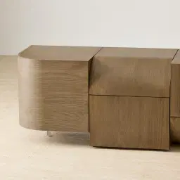 Jamil Ash Oak Veneer Entertainment Unit