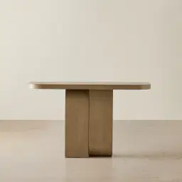 Jamil Ash Oak Veneer Console Table