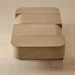 Jamil Ash Oak Veneer Coffee Table