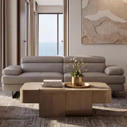 Jamil Ash Oak Veneer Coffee Table