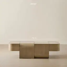 Jamil Ash Oak Veneer Coffee Table