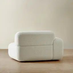 Capri Stone White Modular 1 Seater Left Arm