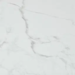 Vania Brushed Bronze Dining Table with Statuario White Sintered Stone Top - 240x118cm