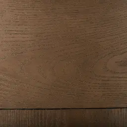 Isadora Warm Ivory Fabric Dining Chair - Medium Brown Solid Wooden Legs