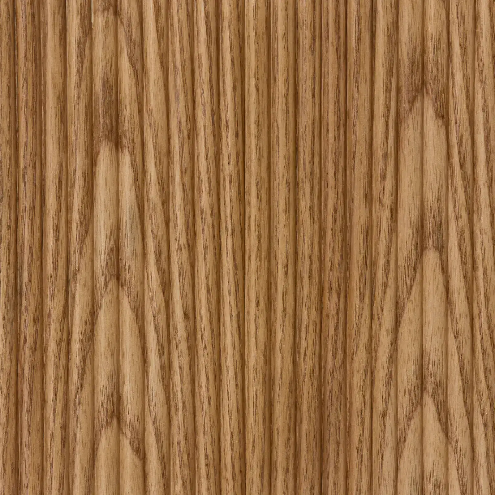 San Pierre Light Brown Ash Veneer Curved Rectangular Coffee Table with Travertine Finish Sintered Stone Top