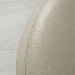 Vermont Milk Coffee Leather Swivel Occasional Chair