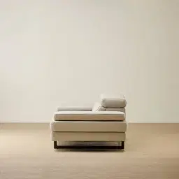 Lennox Milk Coffee Leather 2-Seater Sofa