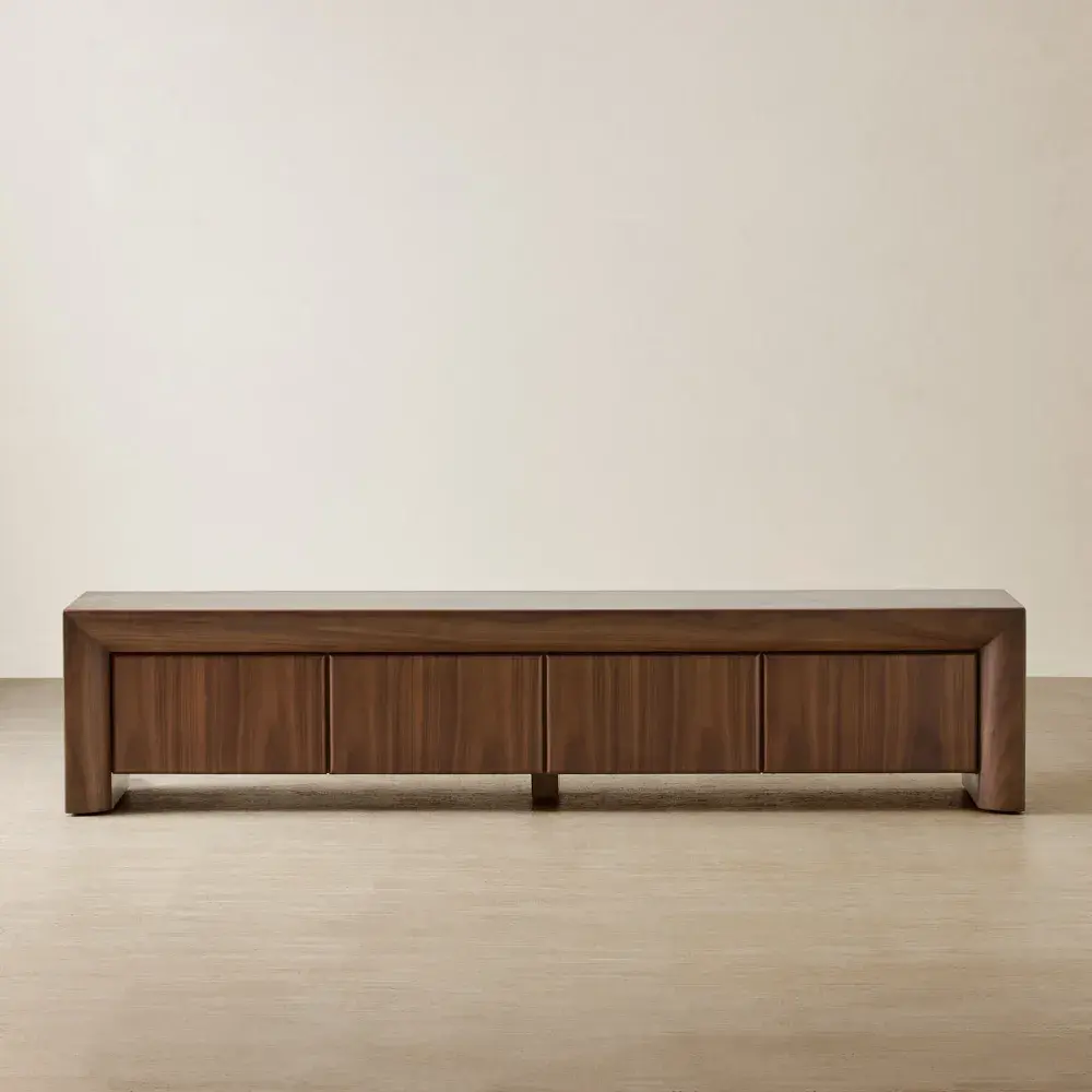 Salvador Ebony Oak Wooden Entertainment Unit