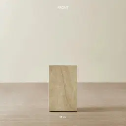 Santorini Taj Mahal Sintered Stone Short Plinth 30x30x50cm